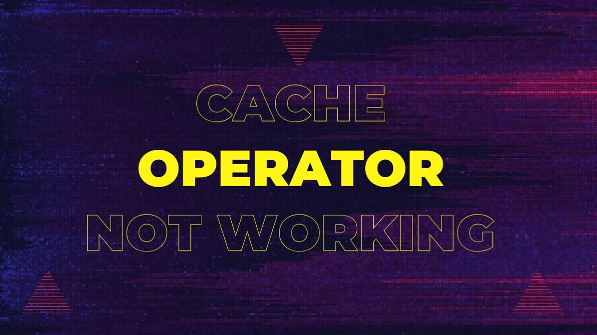 Operator Not Working